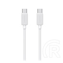 Usams ky adatkábel (type-c - type-c, 60w, pd gyorstöltő, 200cm) fehér