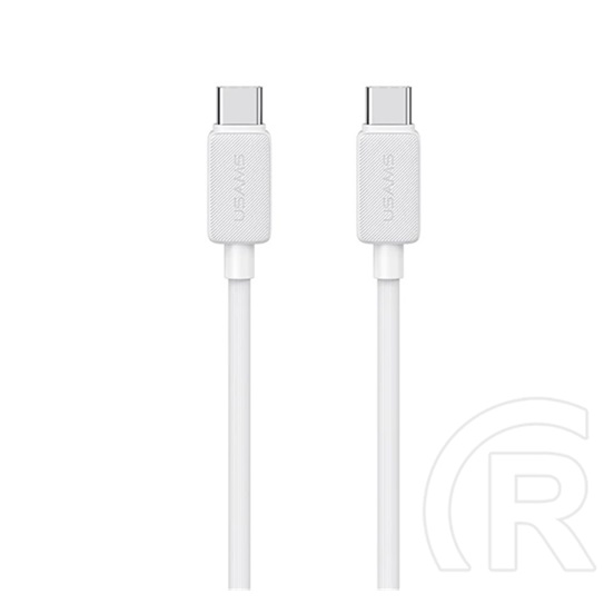 Usams ky adatkábel (type-c - type-c, 60w, pd gyorstöltő, 200cm) fehér