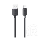 Usams ky adatkábel (usb - type-c, 3a, gyorstöltő, 300cm) fekete