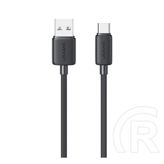 Usams ky adatkábel (usb - type-c, 3a, gyorstöltő, 300cm) fekete