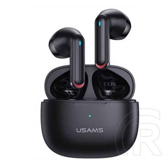 Usams nx01 bluetooth fülhallgató sztereo (v5.2, tws, mikrofon, aktív zajszűrő + töltőtok) fekete
