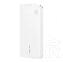 Usams pb83 vésztöltő 2 usb+type-c (10000mah, 20w, pd gyorstöltő) fehér