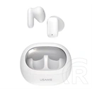 Usams twstd bluetooth fülhallgató sztereo (v5.3, tws, mikrofon + töltőtok) fehér