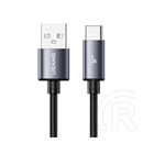 Usams u91 adatkábel (usb - type-c, 18w, gyorstöltő, 100cm) sötétszürke