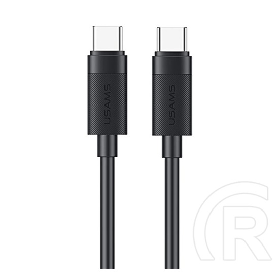 Usams u94 adatkábel (type-c - type-c, 60w, pd gyorstöltő, 100cm) fekete
