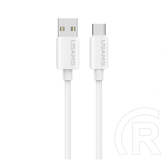 Usams u98 adatkábel (usb - type-c, 18w, gyorstöltő, 100cm) fehér