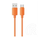 Usams u98 adatkábel (usb - type-c, 18w, gyorstöltő, 100cm) narancssárga
