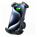 Usams us-zj078 kerékpáros és motoros telefontartó (kormányra rögzíthető, 360°, 4.7-6.7" méret) fekete