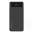 Usams xy vésztöltő 2 usb+type-c aljzat (20000mah, 10w, gyorstöltő, led kijelző) fekete