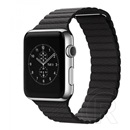 Utángyártott Apple Watch mágneses bőrszíj 42/44mm (fekete)