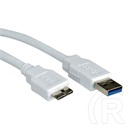 VALUE USB 3.0 adat- és töltőkábel (A dugó / Micro-B dugó, 15 cm)