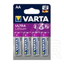 VARTA Ultra Lithium elem AA (4 db)
