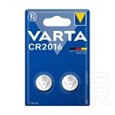 VARTA gombelem (cr2016, 3v, lítium) 2db / csomag