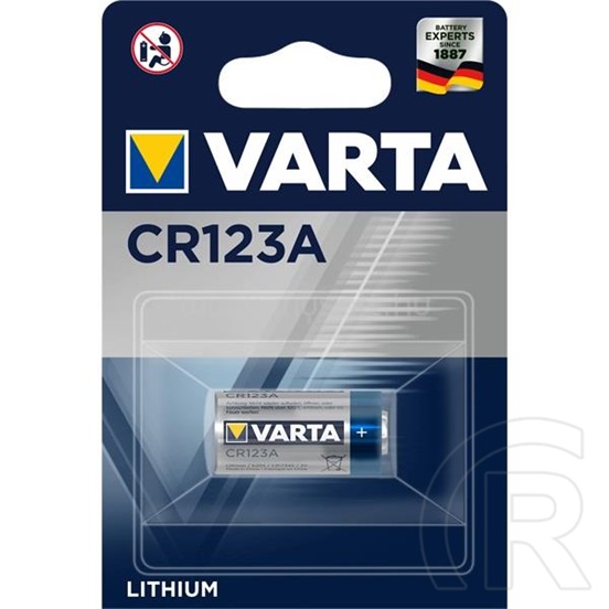 Varta CR123A lithium elem 3V (1 db)