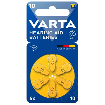 Varta Hallókészülék-elemek 10 BLI 6