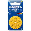 Varta Hallókészülék-elemek 10 BLI 6