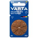 Varta Hallókészülék-elemek 312 BLI 6