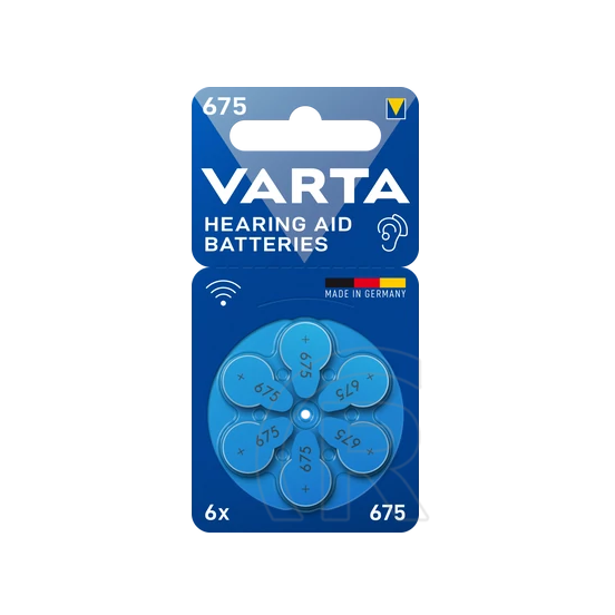 Varta Hallókészülék-elemek 675 BLI 6