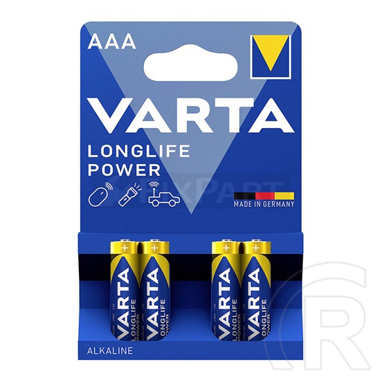Varta Longlife Power AAA ceruza elem (4db)