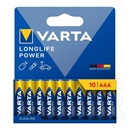 Varta Longlife Power elem (AA, LR06, 1.5V, alkáli) 10db/csomag