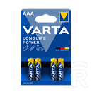 Varta Longlife Power mikro/ AAA/ LR03 elem BL4