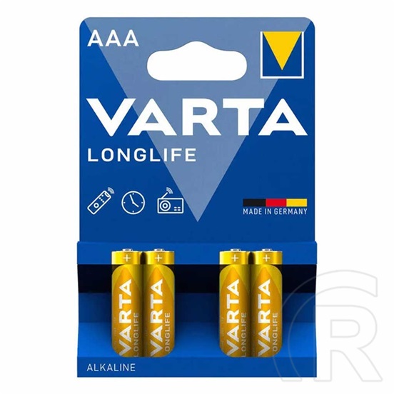 Varta Longlife mikro/ AAA/ LR03 elem BL4