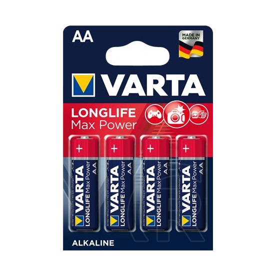 Varta Longlife Max Power AA mikro elem 4db