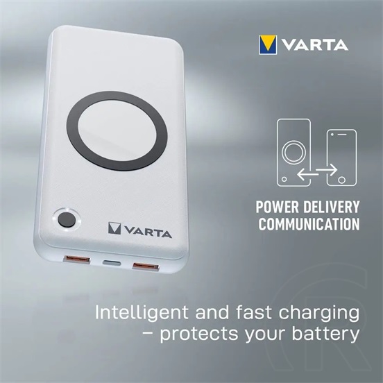 Varta Portable Wireless Powerbank+vezeték nélküli töltő 20.000mAh
