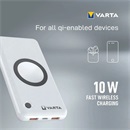 Varta Portable Wireless Powerbank+vezeték nélküli töltő 20.000mAh