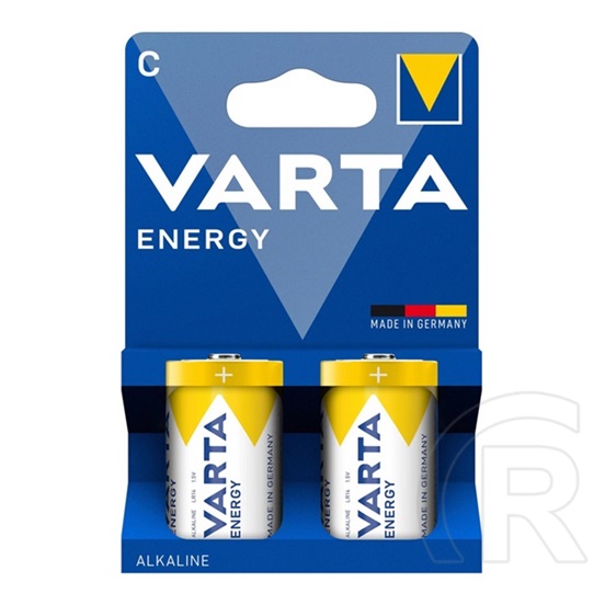 Varta energy tartós elem (c/baby, lr14, 1.5v, alkáli) 2db/csomag