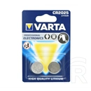 Varta gombelem (cr2025, 3v, lítium) 2db/csomag