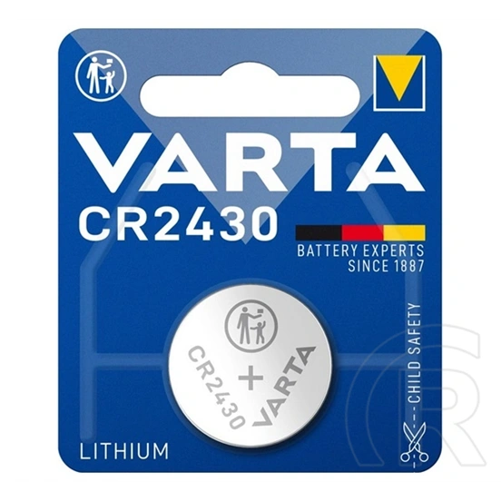 Varta gombelem (cr2430, 1.5v, li-ion) 1db/csomag
