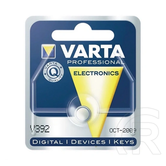Varta gombelem (sr41, v392/sr41, 1.55v, ezüst-oxid) 1db/csomag