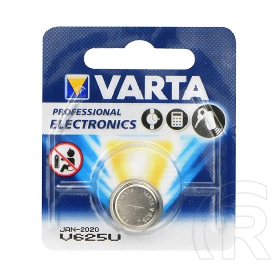 Varta gombelem (v625u / px625a / lr9, 1.5v, alkáli) 1db / csomag