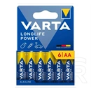 Varta longlife power tartós elem (aa, lr6, 1.5v, alkáli) 6db/csomag