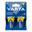 Varta longlife tartós elem (d, lr20, 1.5v, alkáli) 2db/csomag