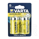 Varta superlife tartós elem (d, lr20, 1.5v, cink-szén) 2db/csomag