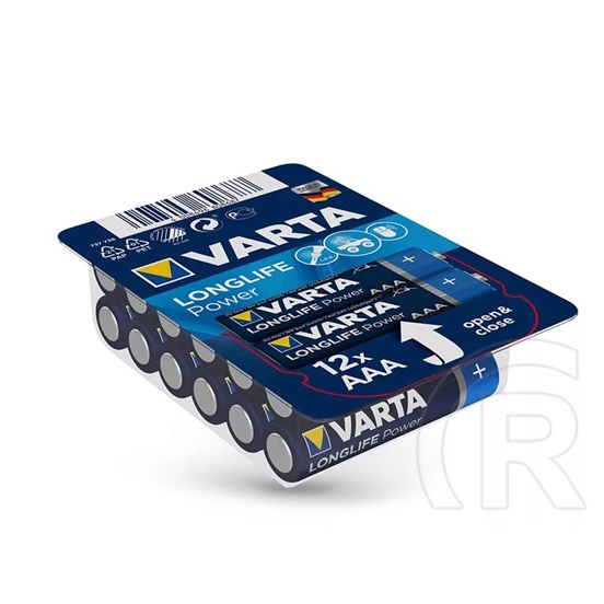 Varta tartós elem (aaa, lr03, 1.5v, alkáli) 12db / csomag