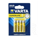 Varta tartós elem (aaa, r03, 1.5v, cink-szén) 4db/csomag