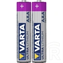 Varta ultra tartós elem (aaa, lr03, 1.5v, lítium) 2db/csomag
