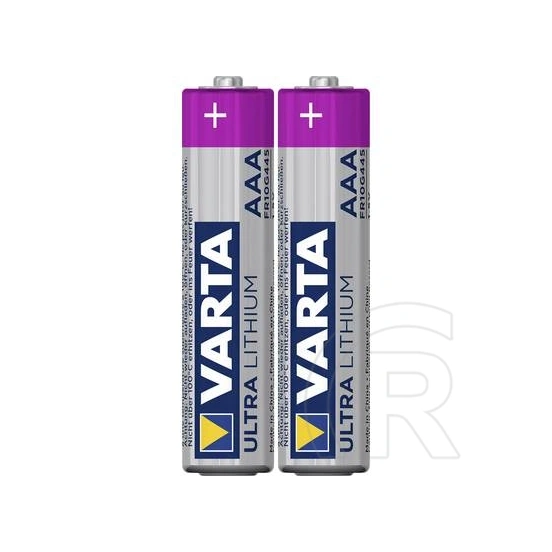 Varta ultra tartós elem (aaa, lr03, 1.5v, lítium) 2db/csomag