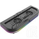 Venom Nintendo Switch 2 RGB LED hűtőállvány VS4962 (piros, fehér, kék, lila, rózsaszín, zöld, narancs, szivárvány, 3 seb
