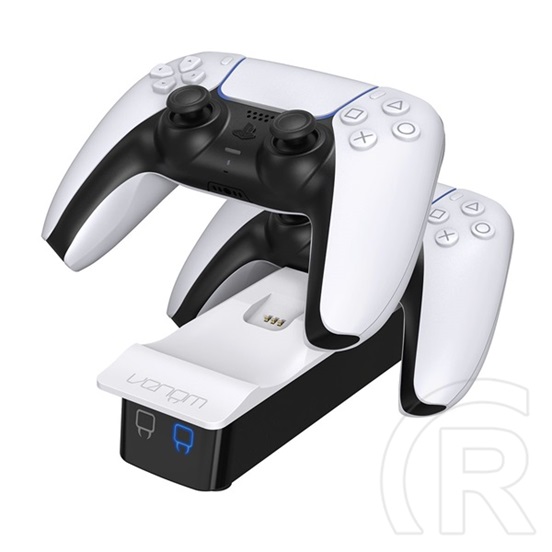 Venom PS5 dupla töltőállomás (dokkoló, 2 db DualSense töltése, fehér)