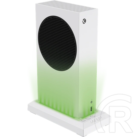 Venom Xbox Series S/X RGB LED állvány VS3510 (fehér, állítható RGB 8 szín, USB táp, 1x USB 2.0, 1x USB-C, 20 cm kábel)