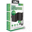Venom Xbox Series S/X és One akkucsomag (1100 mAh, 2 db akkumulátor, 3 m töltőkábel, fekete, VS2882)