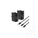 Venom Xbox Series S/X és One akkucsomag (1100mAh, 2 db akkumulátor, 3 m töltőkábel, fekete)