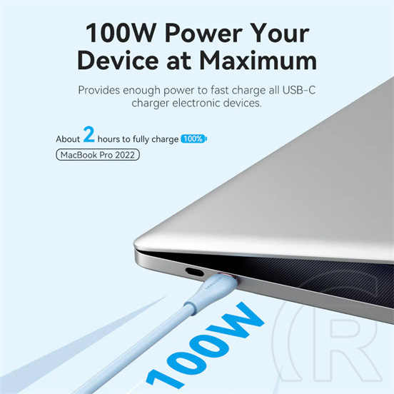 Vention USB 2.0 kábel (C dugó / C dugó, 1,5 m, szilikon, zöld)