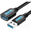 Vention USB 3.0 hosszabbító kábel (A-A, 1 m, fekete)