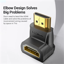 Vention adapter HDMI (M-F) (90°)