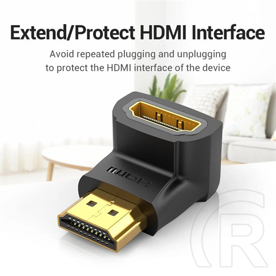 Vention adapter HDMI (M-F) (90°)